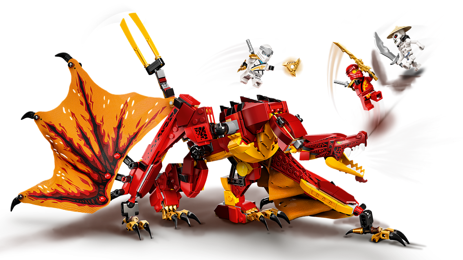 Lego Ninjago Fire Dragon Attack 71753