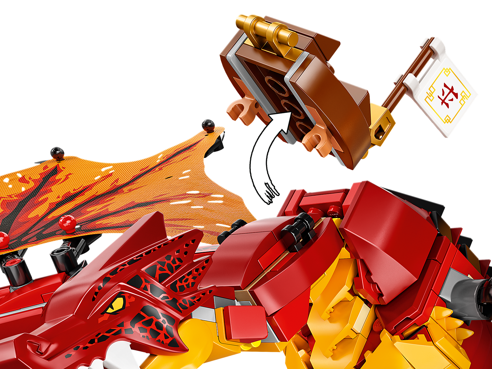 Lego Ninjago Fire Dragon Attack 71753
