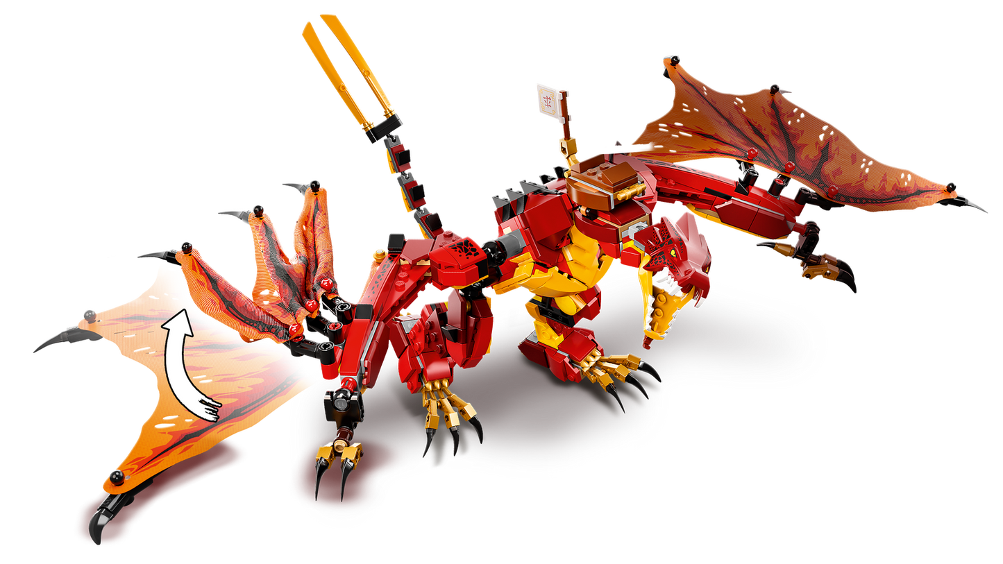 Lego Ninjago Fire Dragon Attack 71753