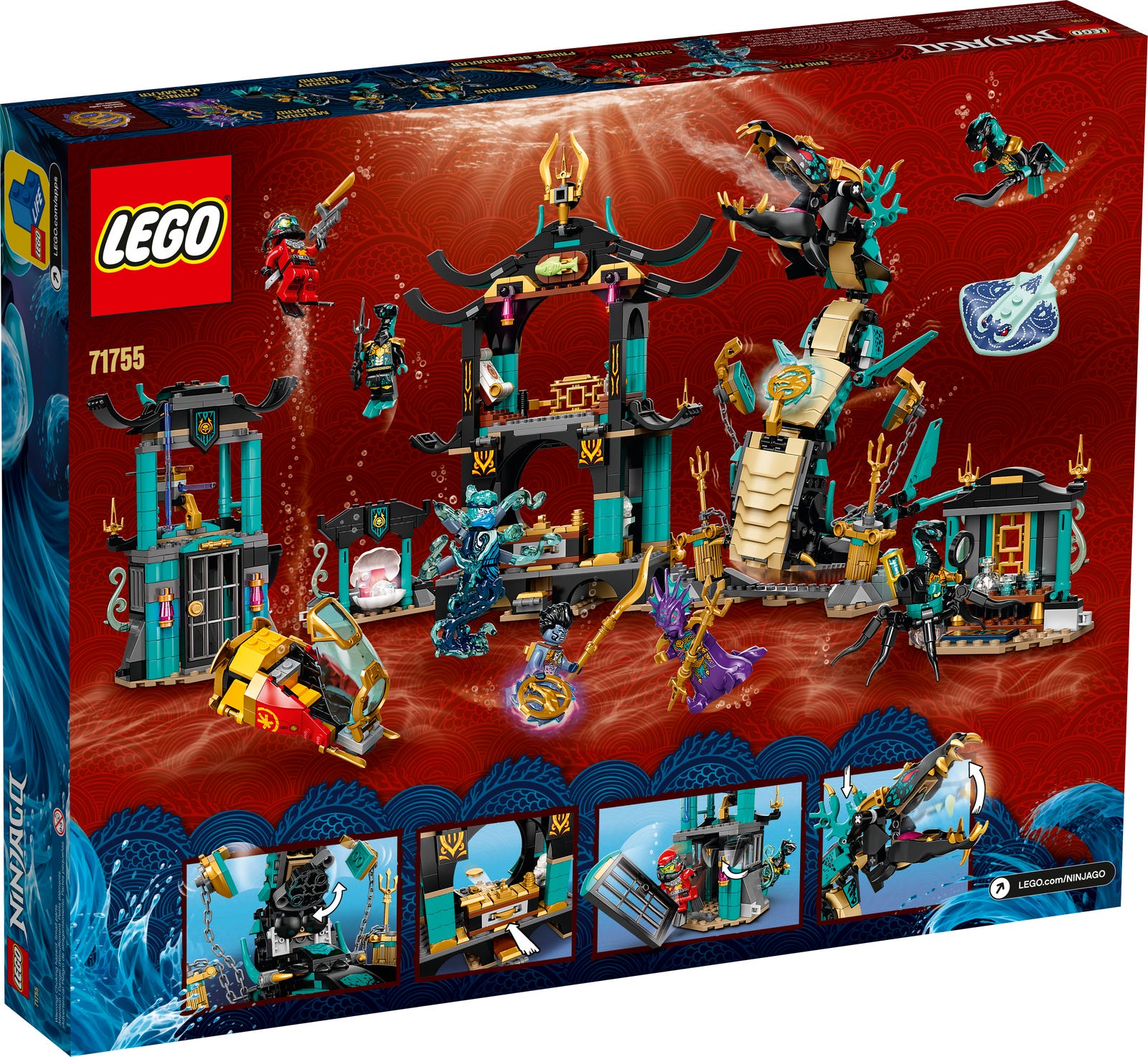 Lego Ninjago Temple of the Endless Sea 71755