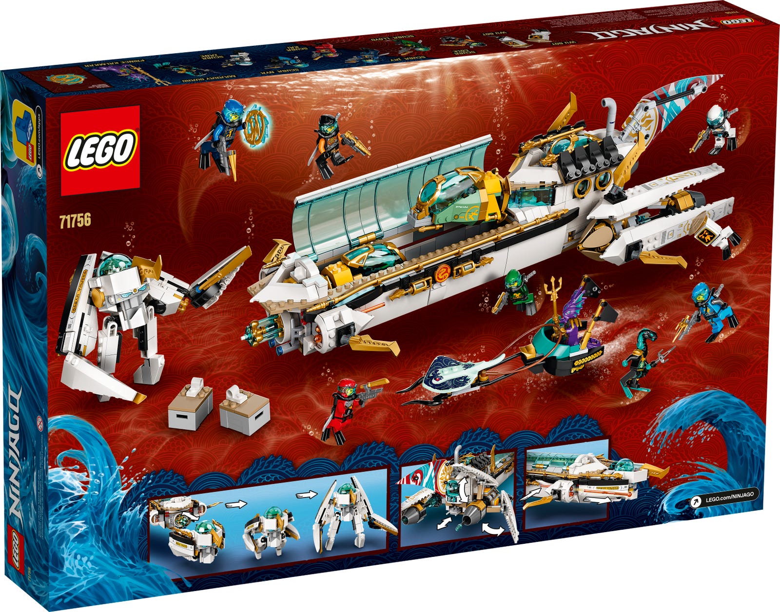 Lego Ninjago Hydro Bounty 71756