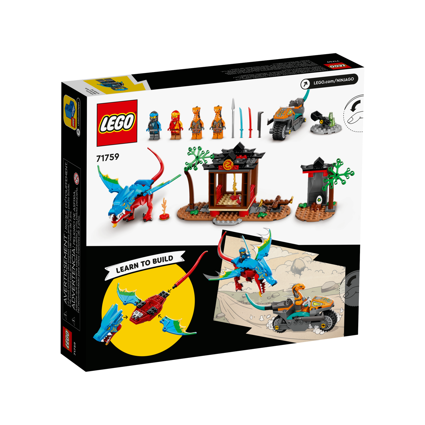 Lego Ninjago Ninja Dragon Temple 71759