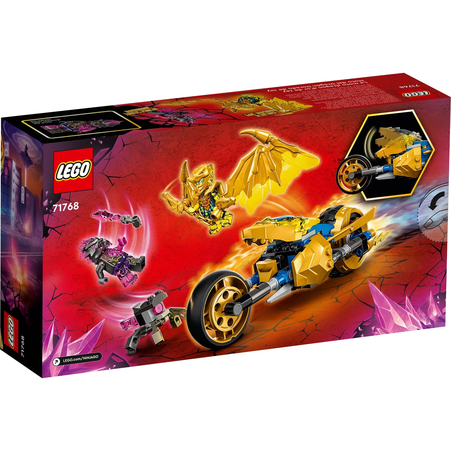 Lego Ninjago Jay's Golden Dragon Motorbike 71768