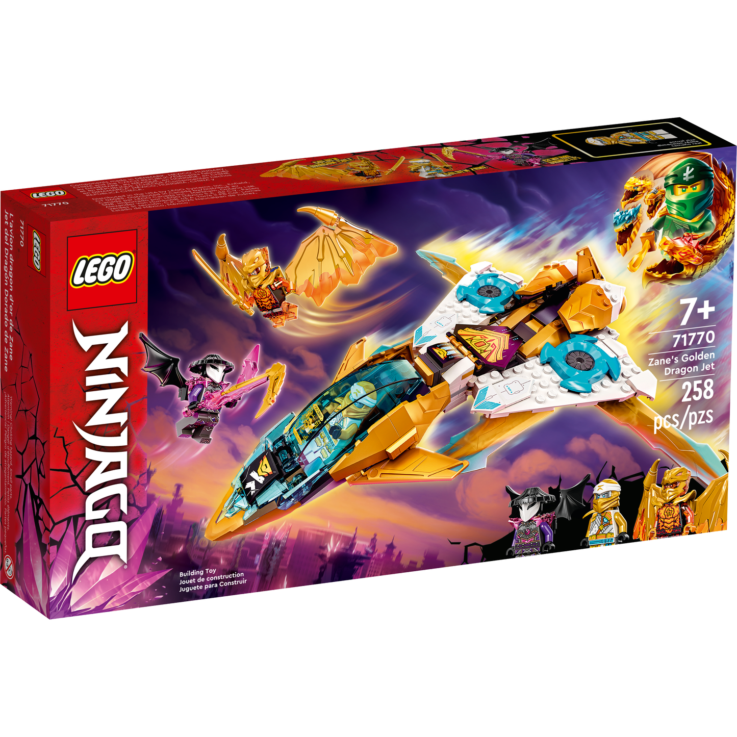 Lego Ninjago Zane's Golden Dragon Jet 71770