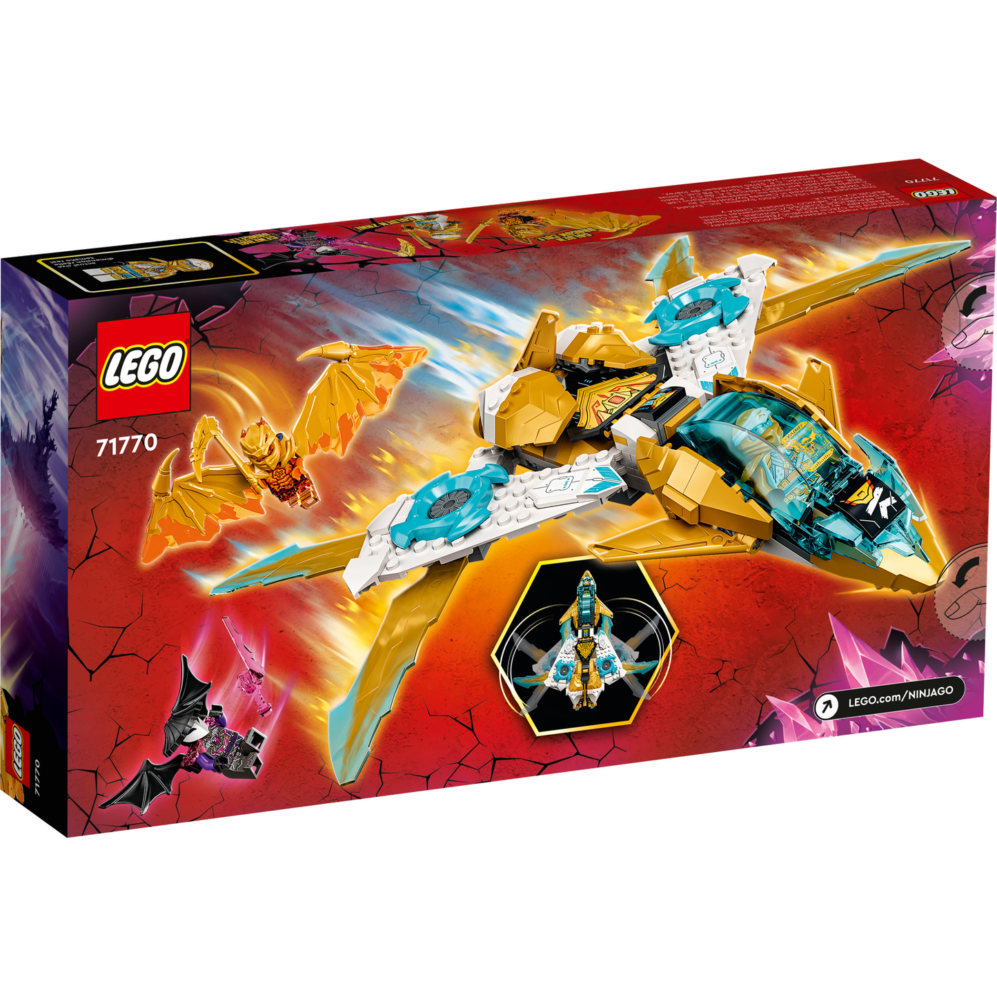 Lego Ninjago Zane's Golden Dragon Jet 71770