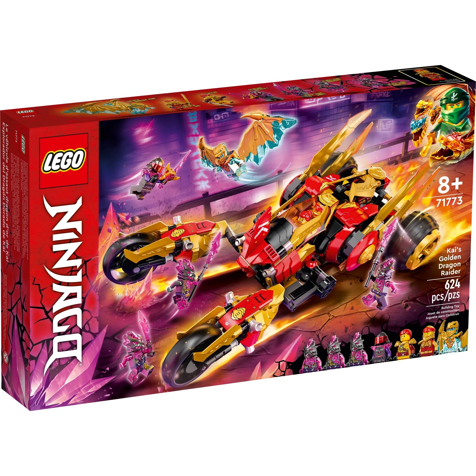 Lego Ninjago Kai’s Golden Dragon Raider 71773
