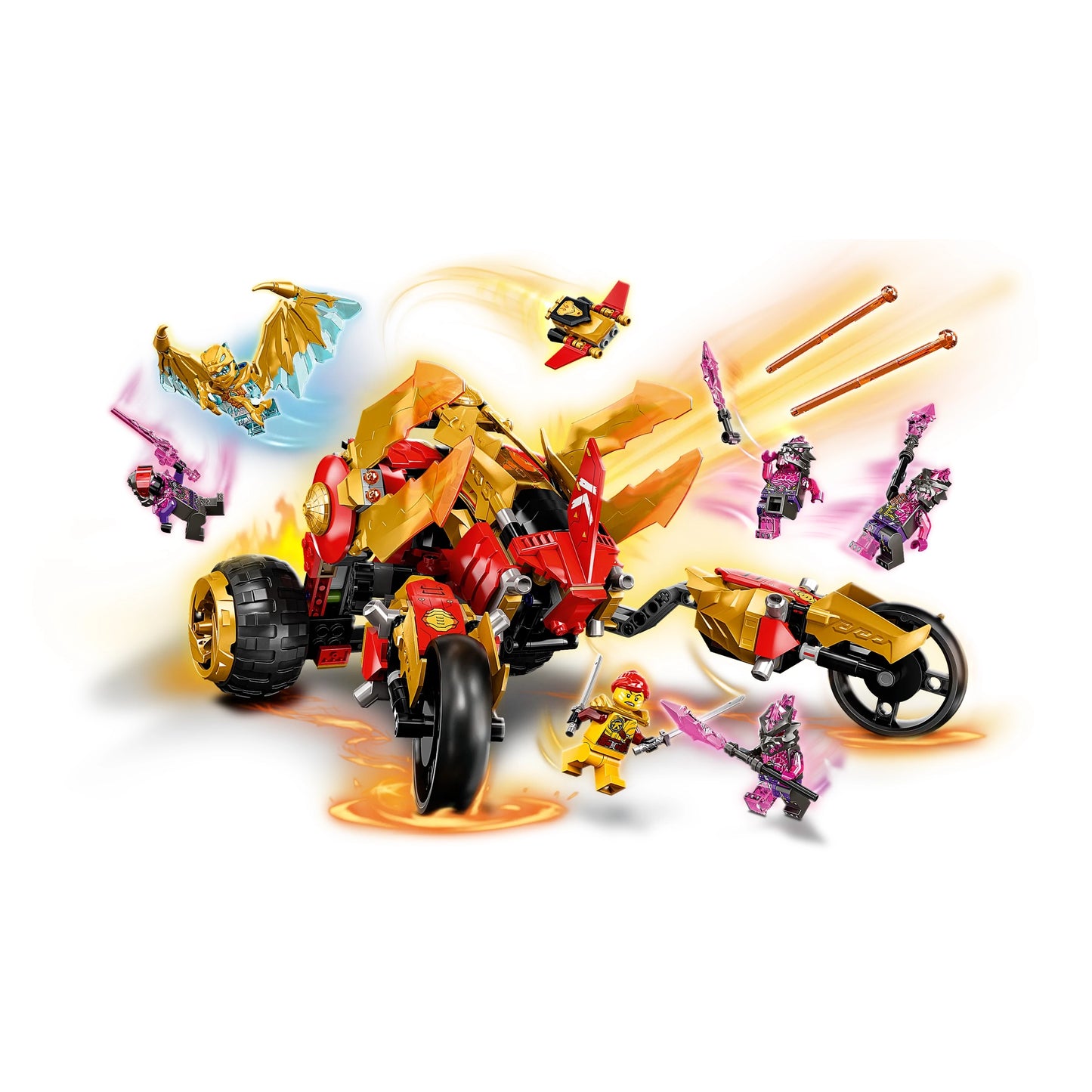 Lego Ninjago Kai’s Golden Dragon Raider 71773