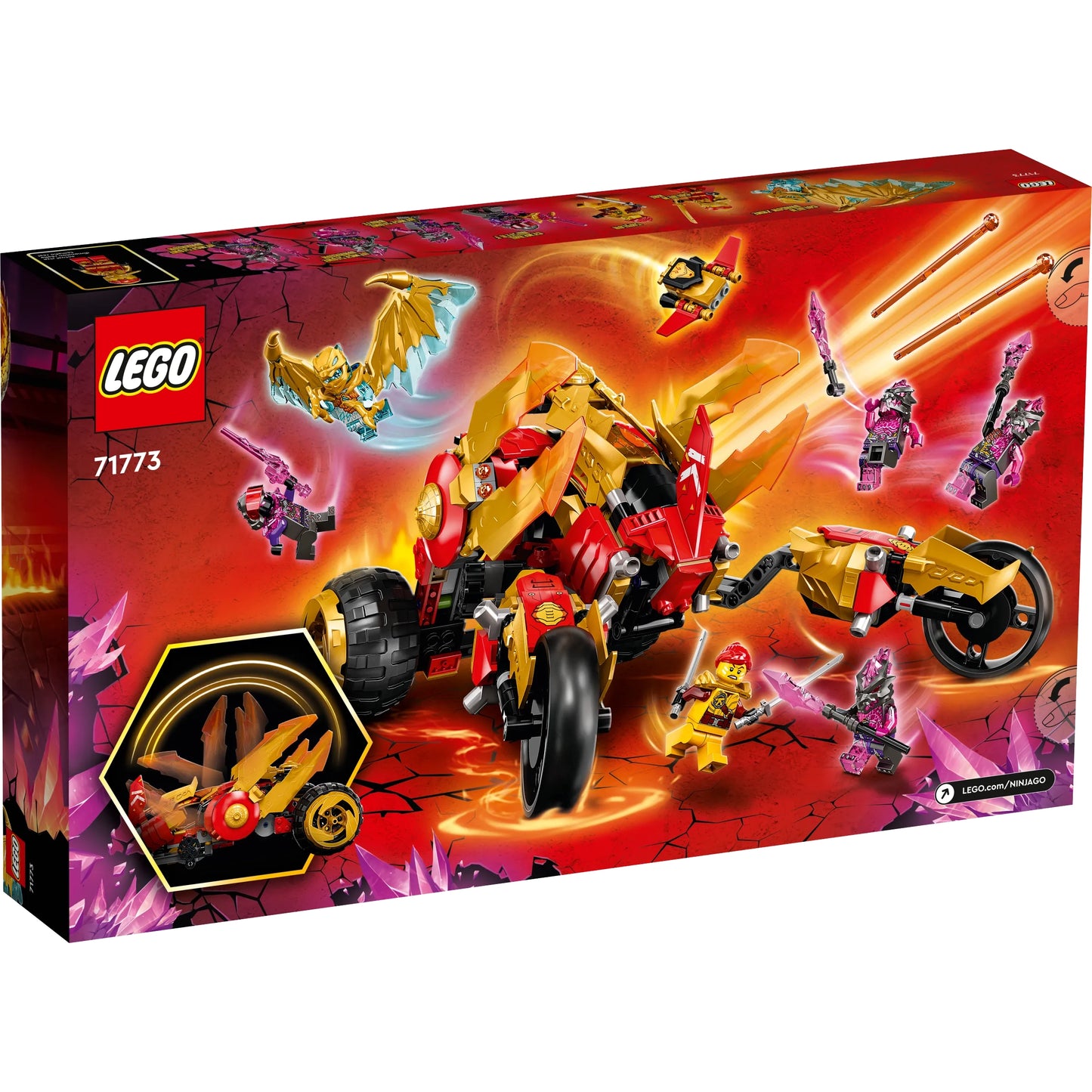 Lego Ninjago Kai’s Golden Dragon Raider 71773