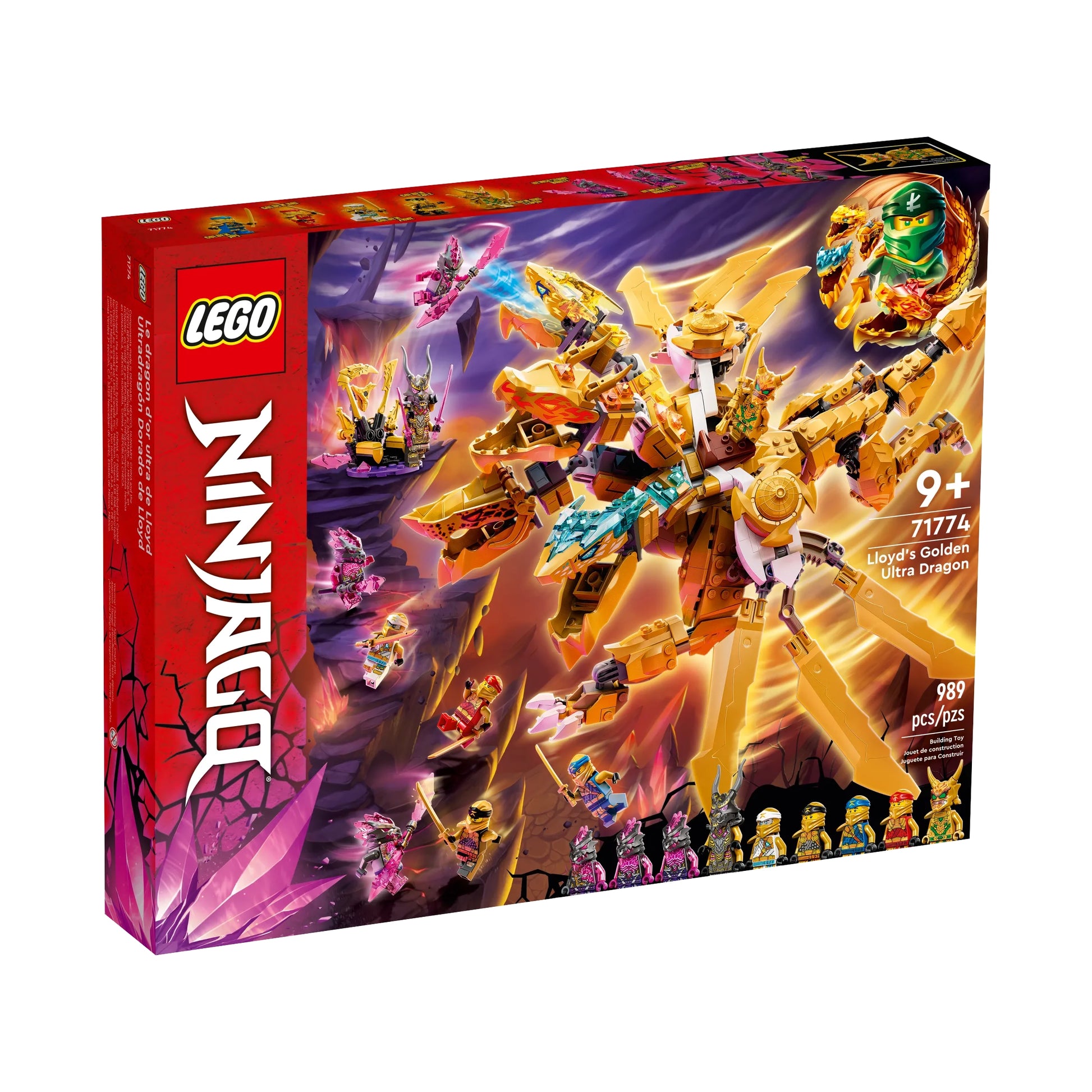 Lego Ninjago Lloyd's Golden Ultra Dragon 71774 – Sam Turner Sons