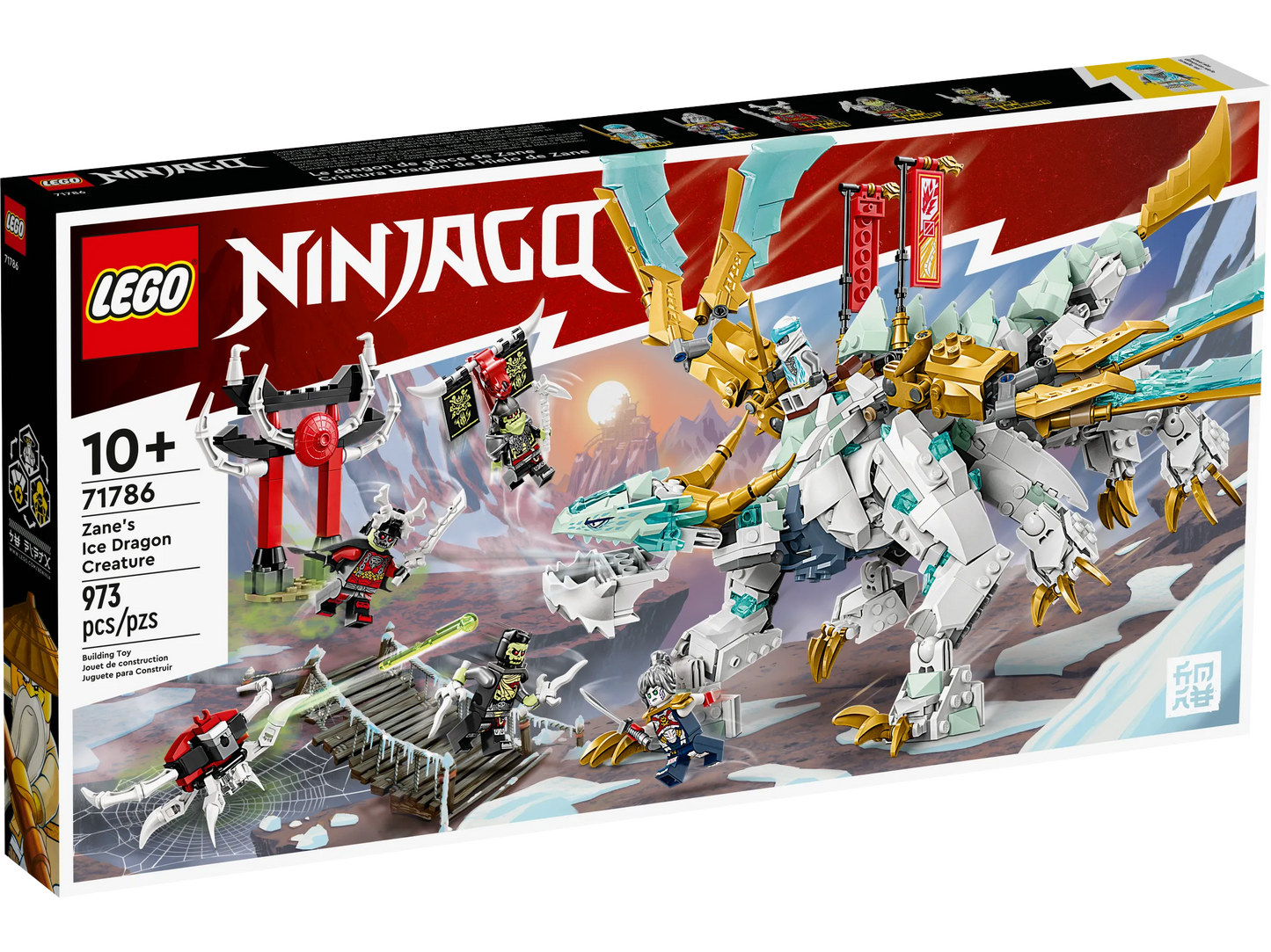 Lego Ninjago Zane’s Ice Dragon Creature 71786