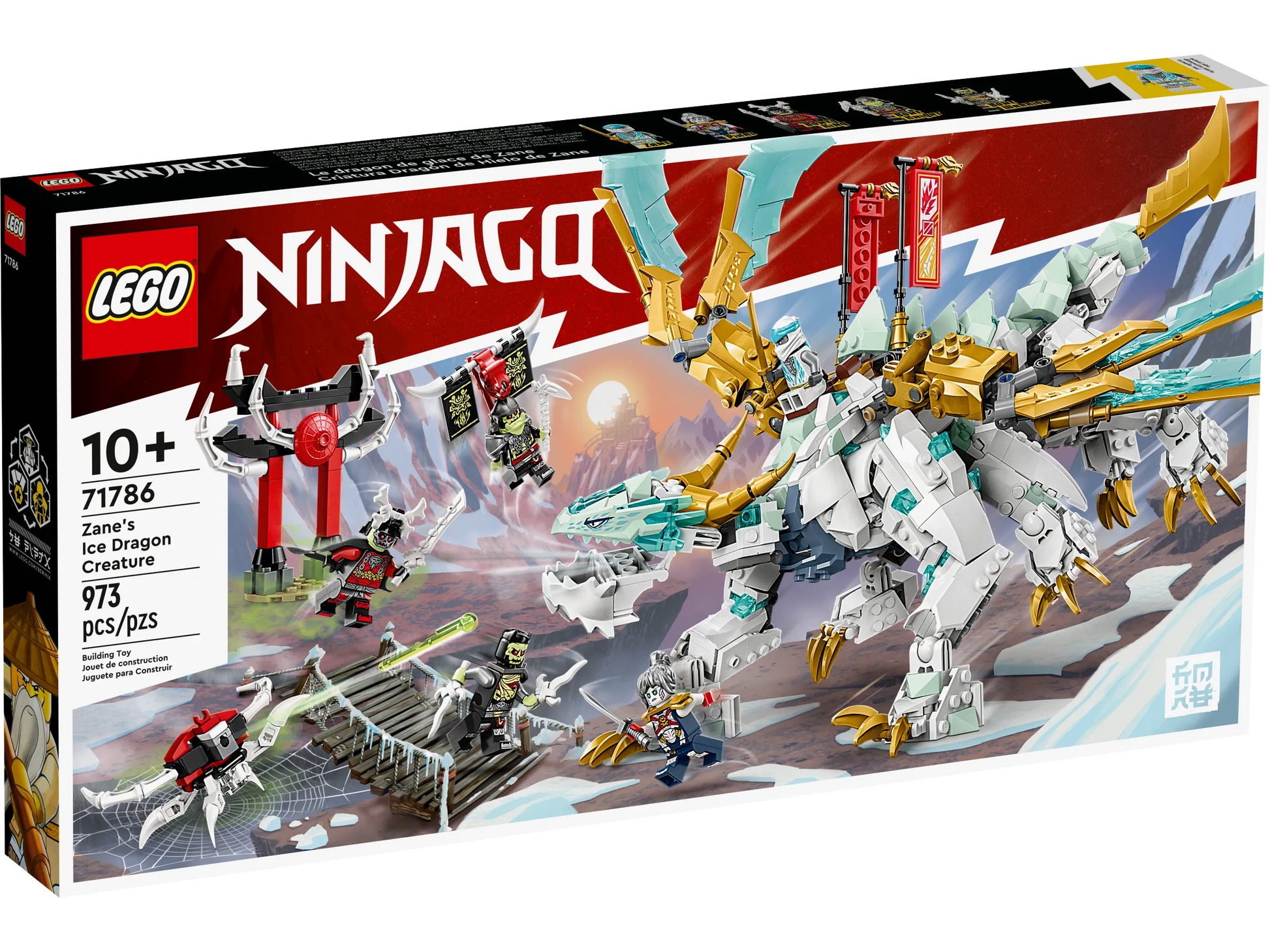 Lego Ninjago Zane’s Ice Dragon Creature 71786