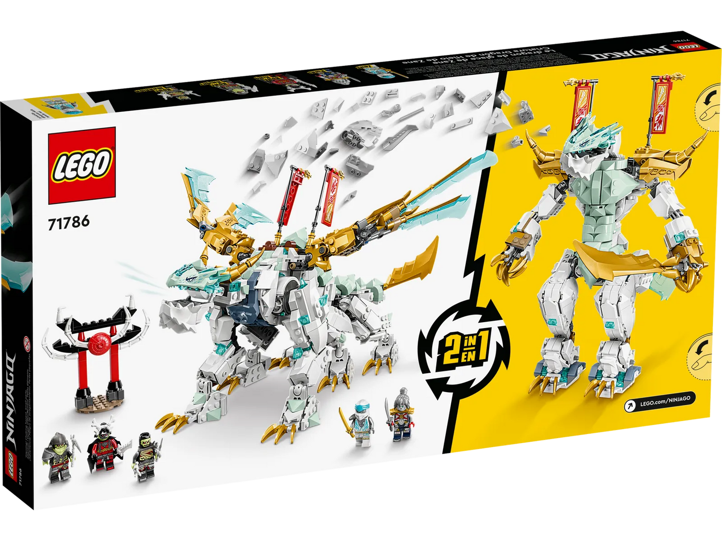 Lego Ninjago Zane’s Ice Dragon Creature 71786