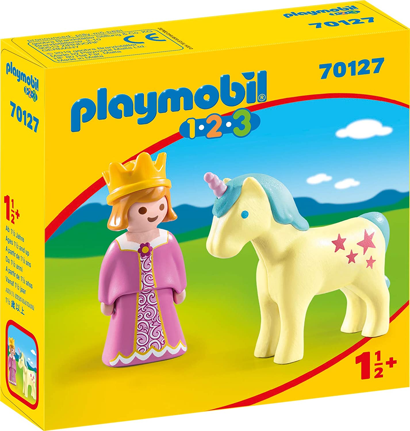 Playmobil 1.2.3 Princess with Unicorn