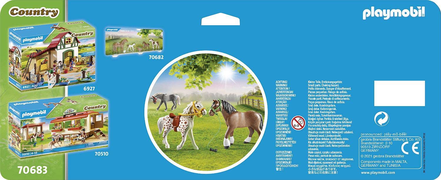 Playmobil Country Pony Farm Three Horses 70683