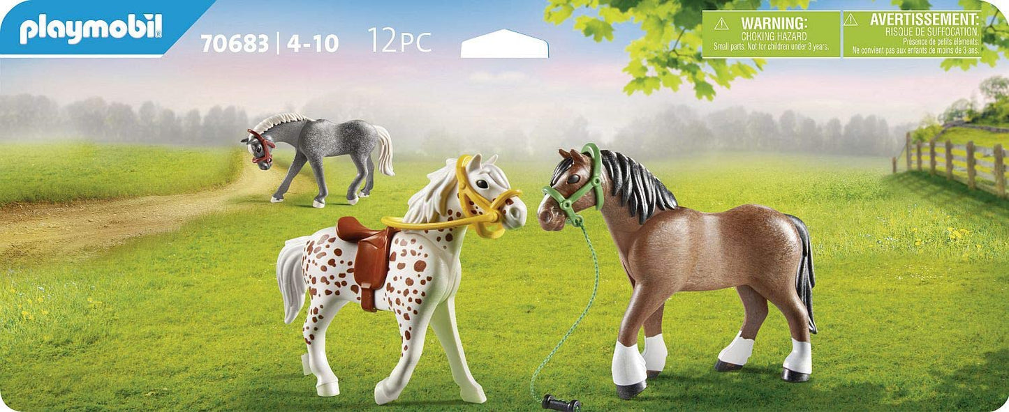 Playmobil Country Pony Farm Three Horses 70683
