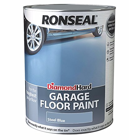 Ronseal Hard Garage Floor Paint Steel Blue 2.5L