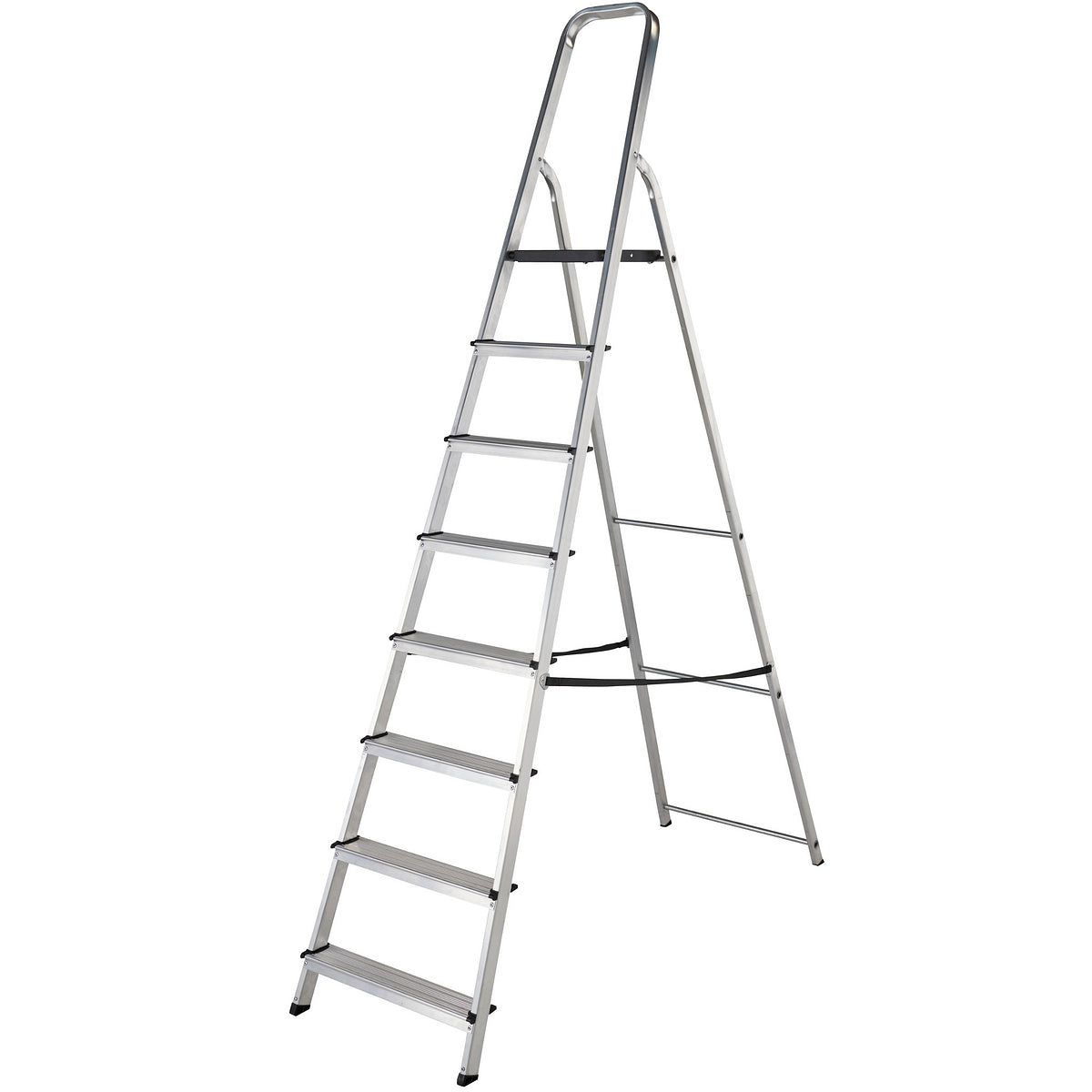 Werner Step Ladder 8 Tread High Handrail