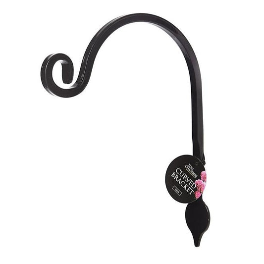 Tom Chambers Curved Bracket with Leaf Detail 15cm