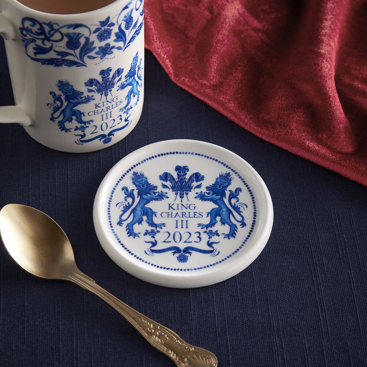 Spode King's Coronation Coaster