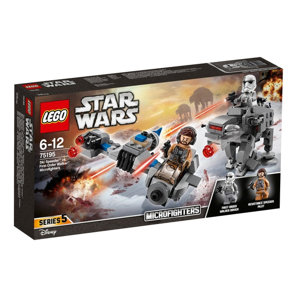 Lego Star Wars Ski Speeder vs First Order Walker Microfighters 75195