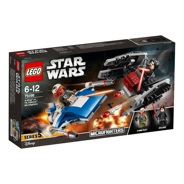 Lego Star Wars A-Wing vs TIE Silencer Microfighters 75196
