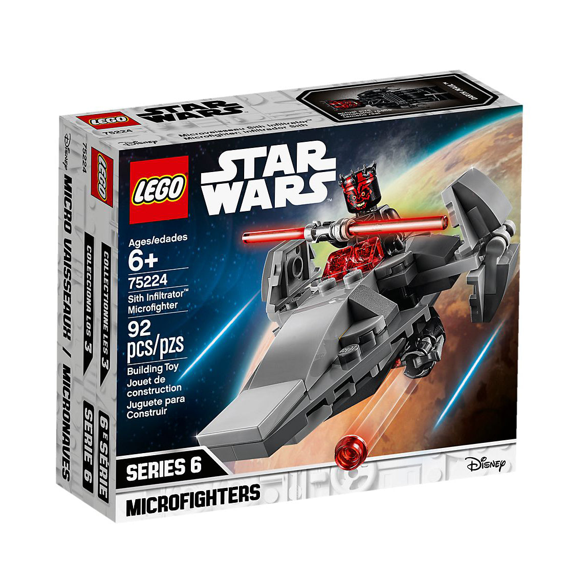 Lego Star Wars Sith Infiltrator Microfighter 75224