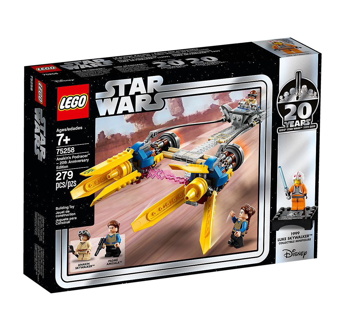 Lego Star Wars Anakins Podracer 20th Anniversary Edition 75258