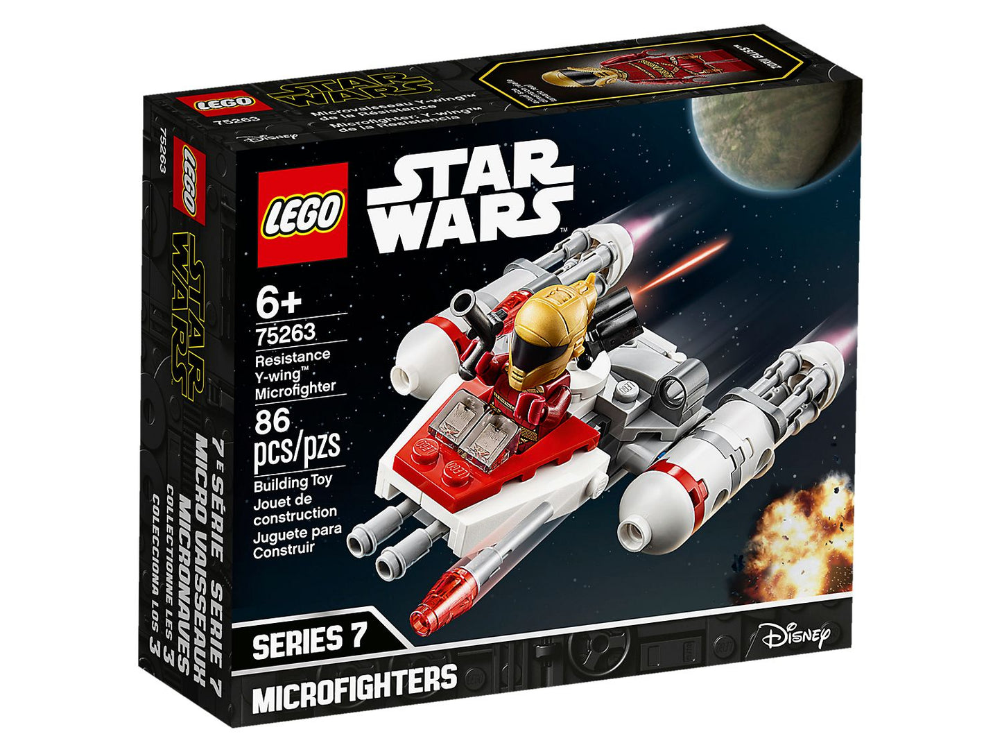 Lego Star Wars Resistance Y-Wing Microfighter 75263