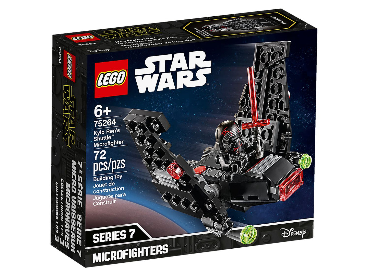 Lego Star Wars Kylo Ren's Shuttle Microfighter 75264