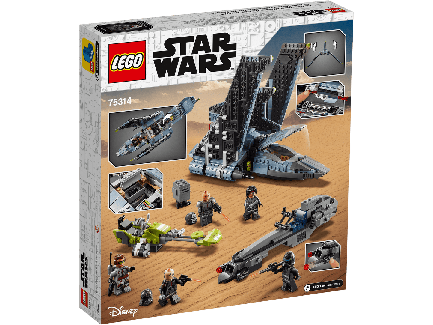 Lego Star Wars The Bad Batch Attack Shuttle 75314