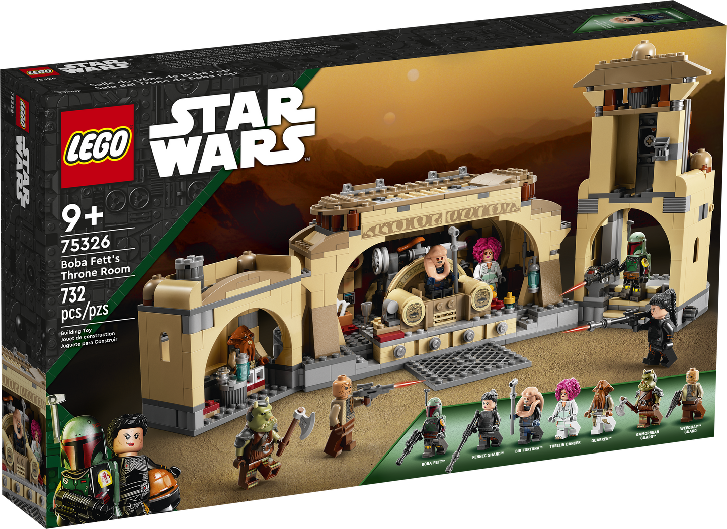 Lego Star War Boba Fett's Throne Room 75326
