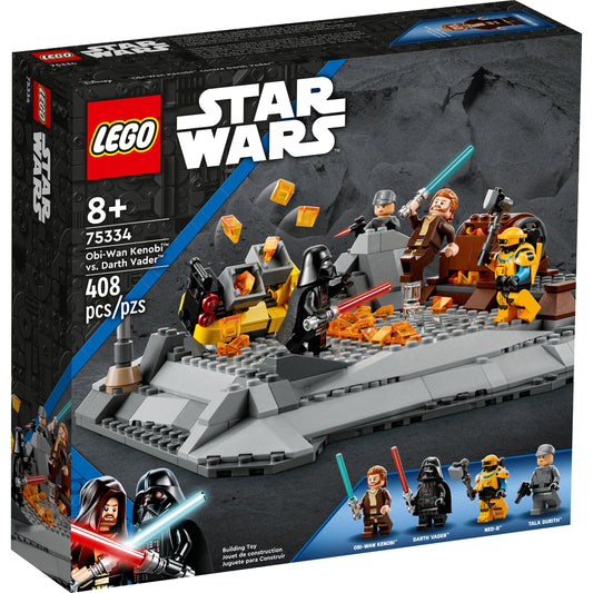 Lego Star Wars Obi-Wan Kenobi vs Darth Vader 75334