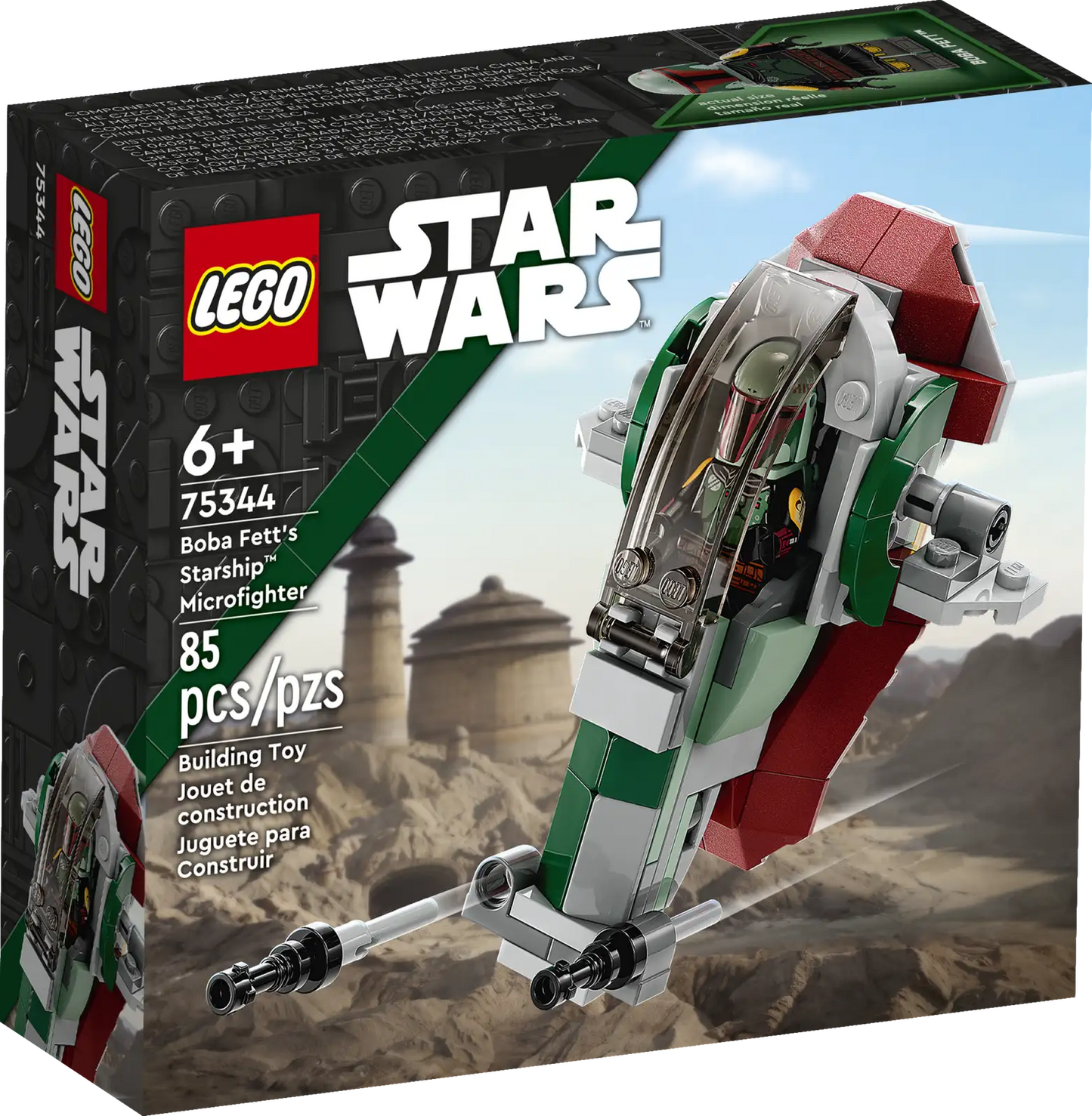 Lego Star Wars Boba Fett's Starship Microfighter 75344