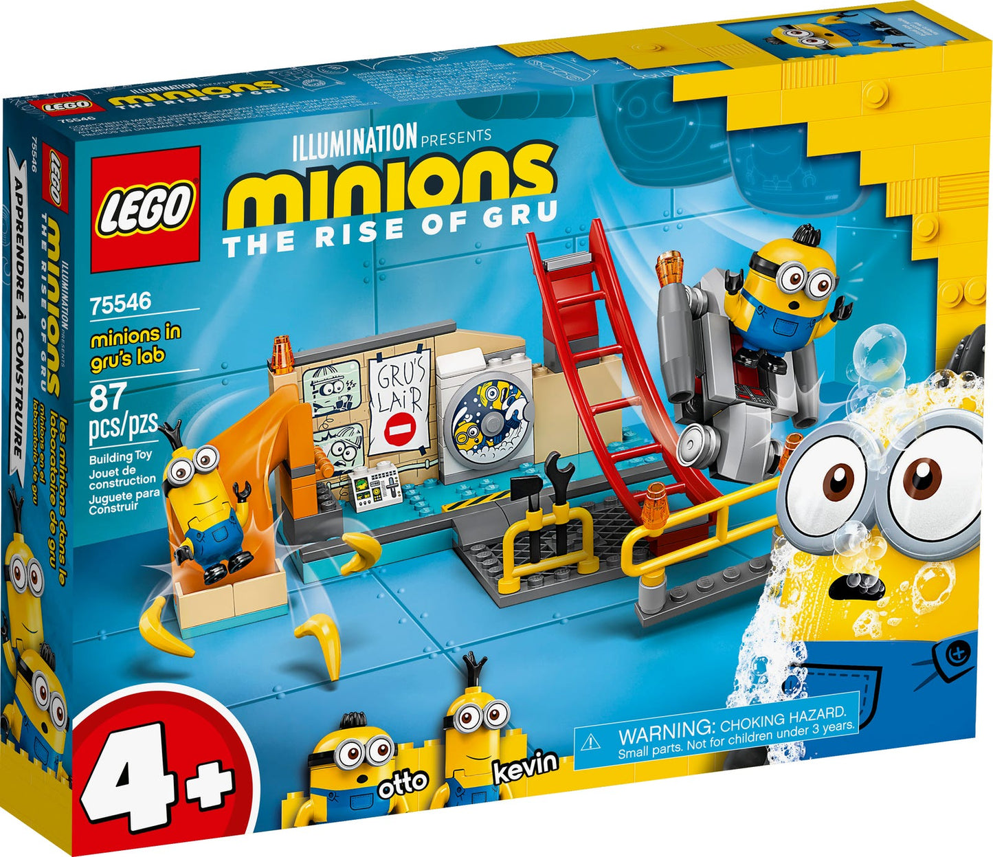 Lego Minions in Gru's Lab 75546