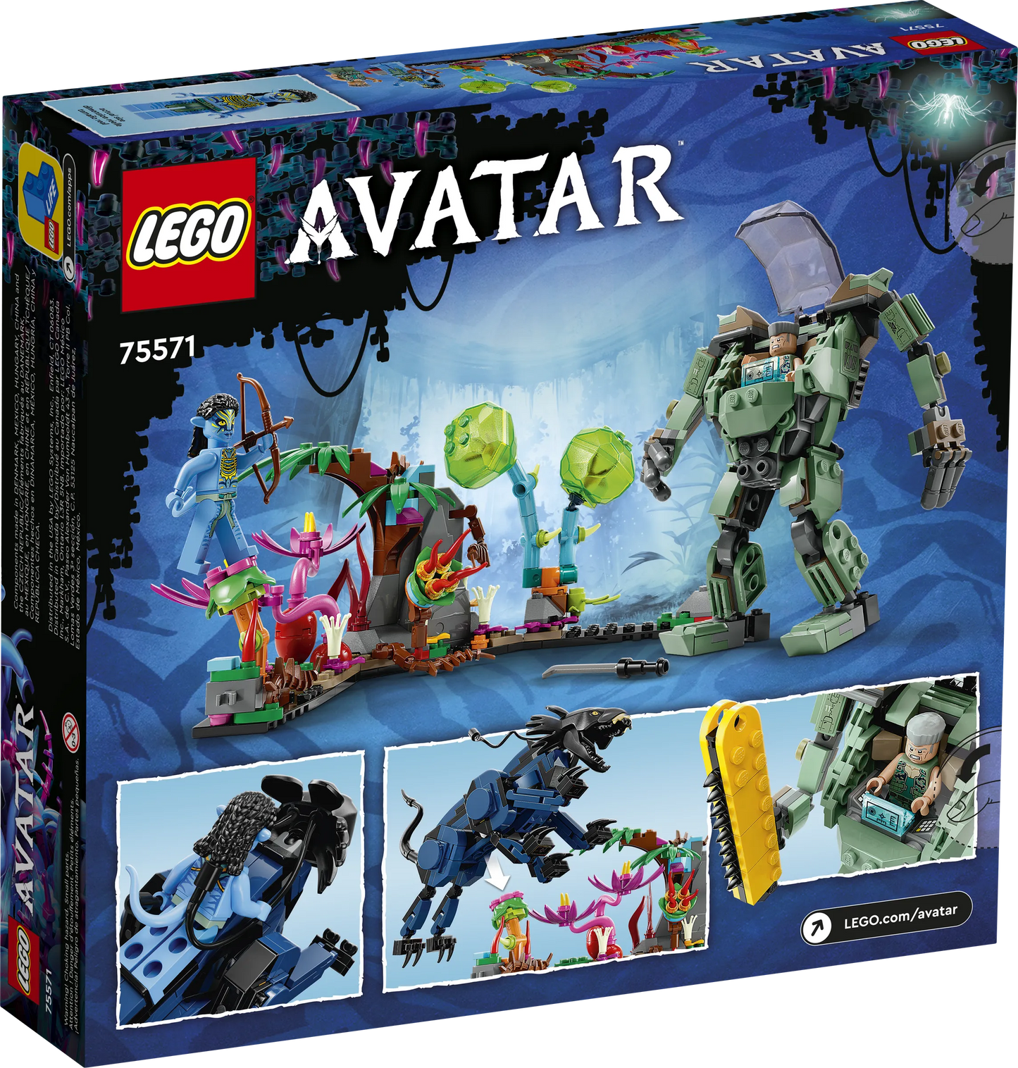 Lego Avatar Neytiri & Thanator vs. AMP Suit Quaritch 75571