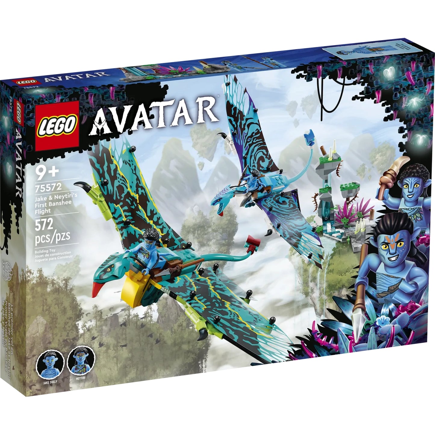 Lego Avatar Jake & Neytiri’s First Banshee Flight 75572