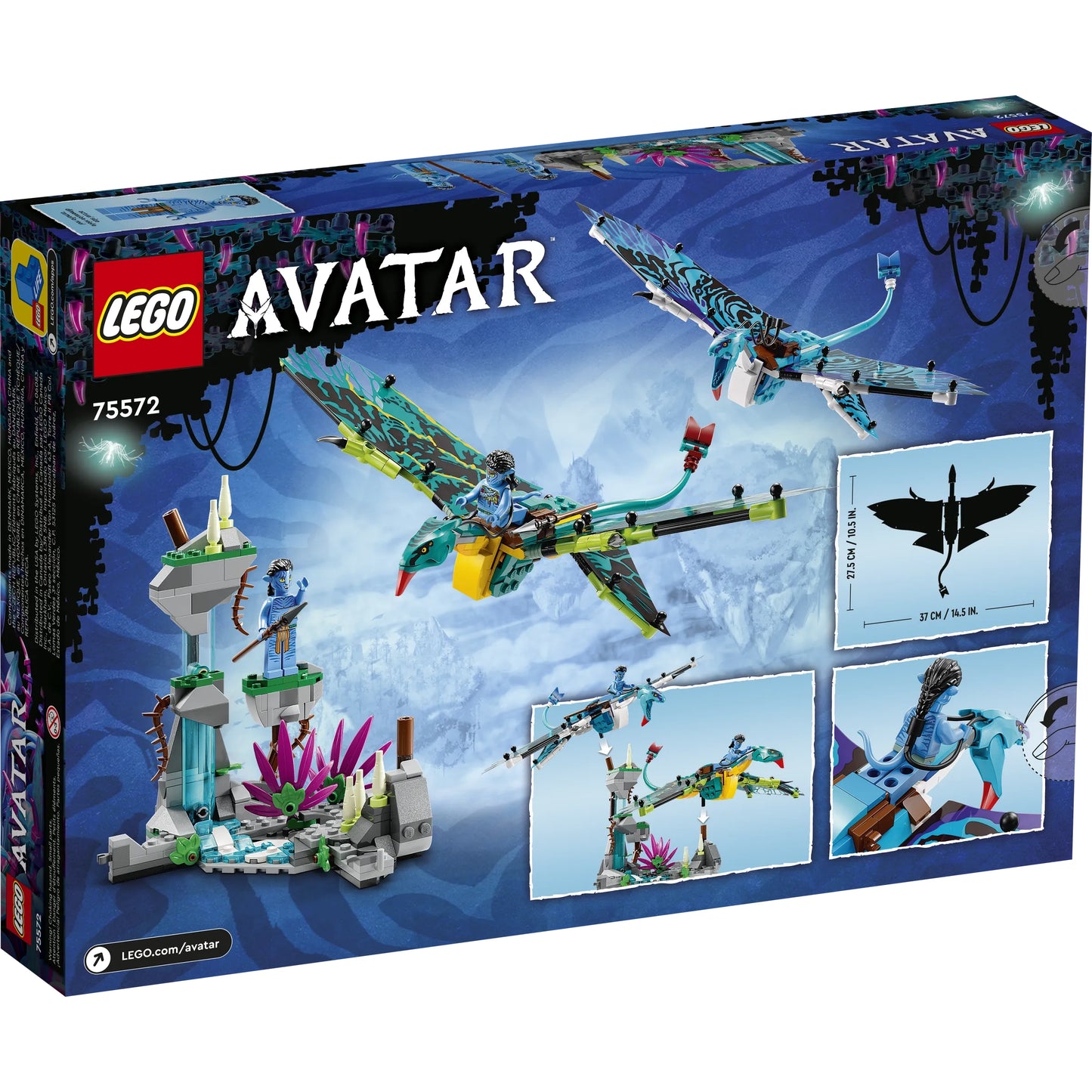 Lego Avatar Jake & Neytiri’s First Banshee Flight 75572