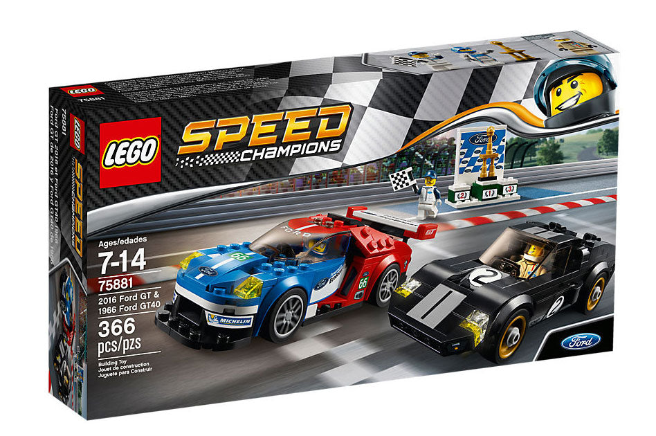Lego Speed Champions 2016 Ford GT & 1966 Ford GT40 75881