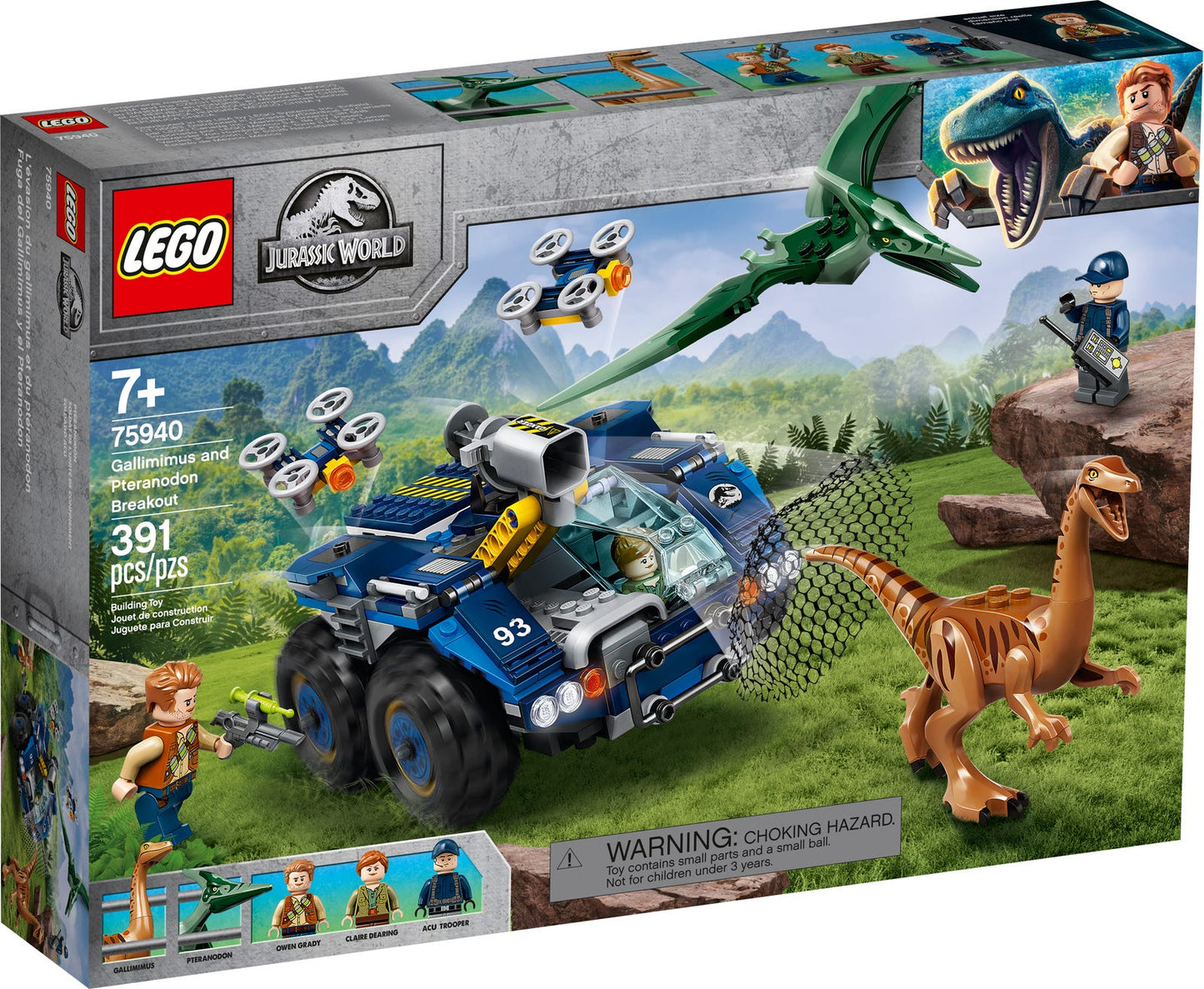 Lego Jurassic World Gallimimus & Pteranodon Breakout 75940