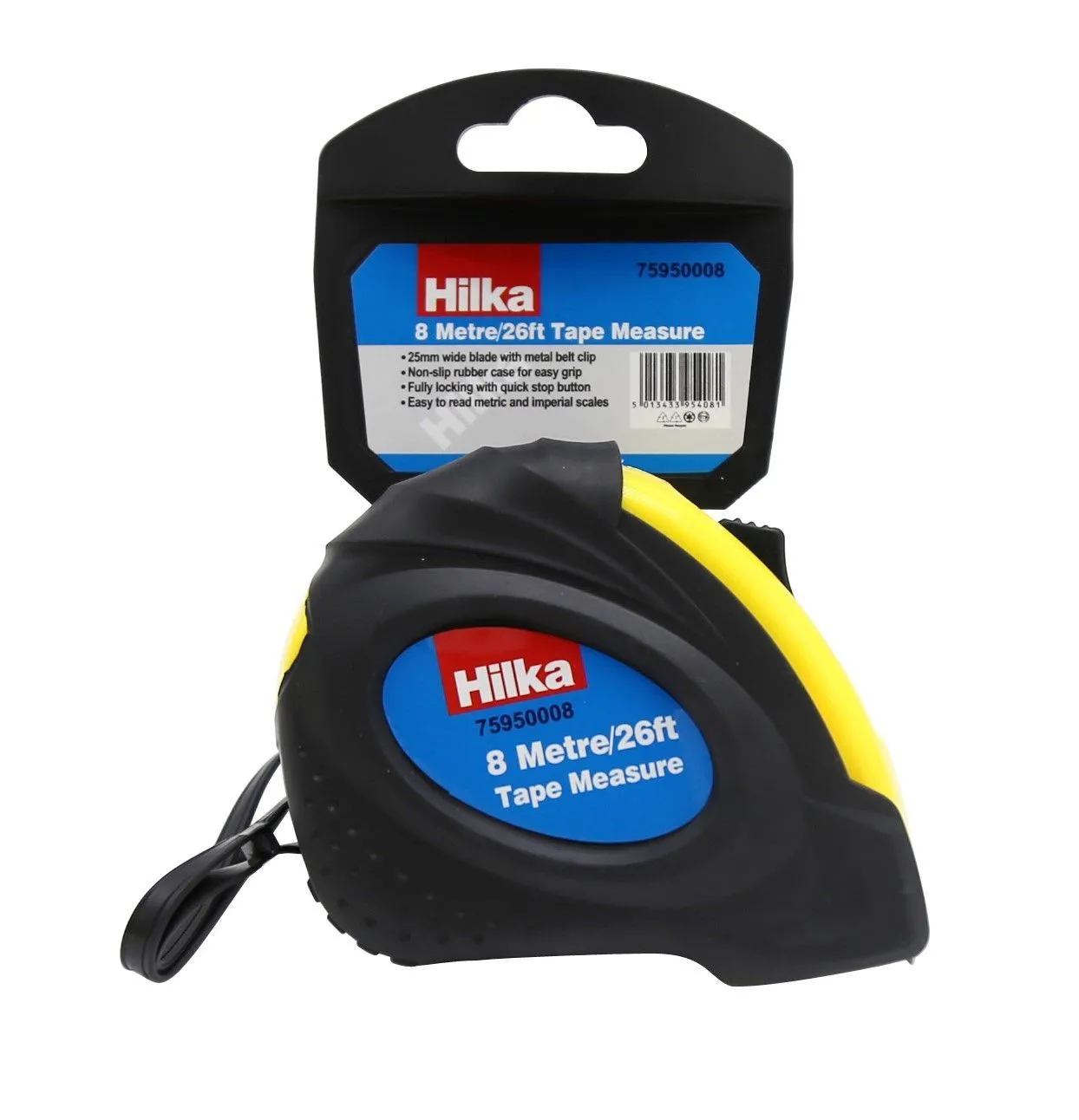 Hilka Tape Measure 8m/26ft