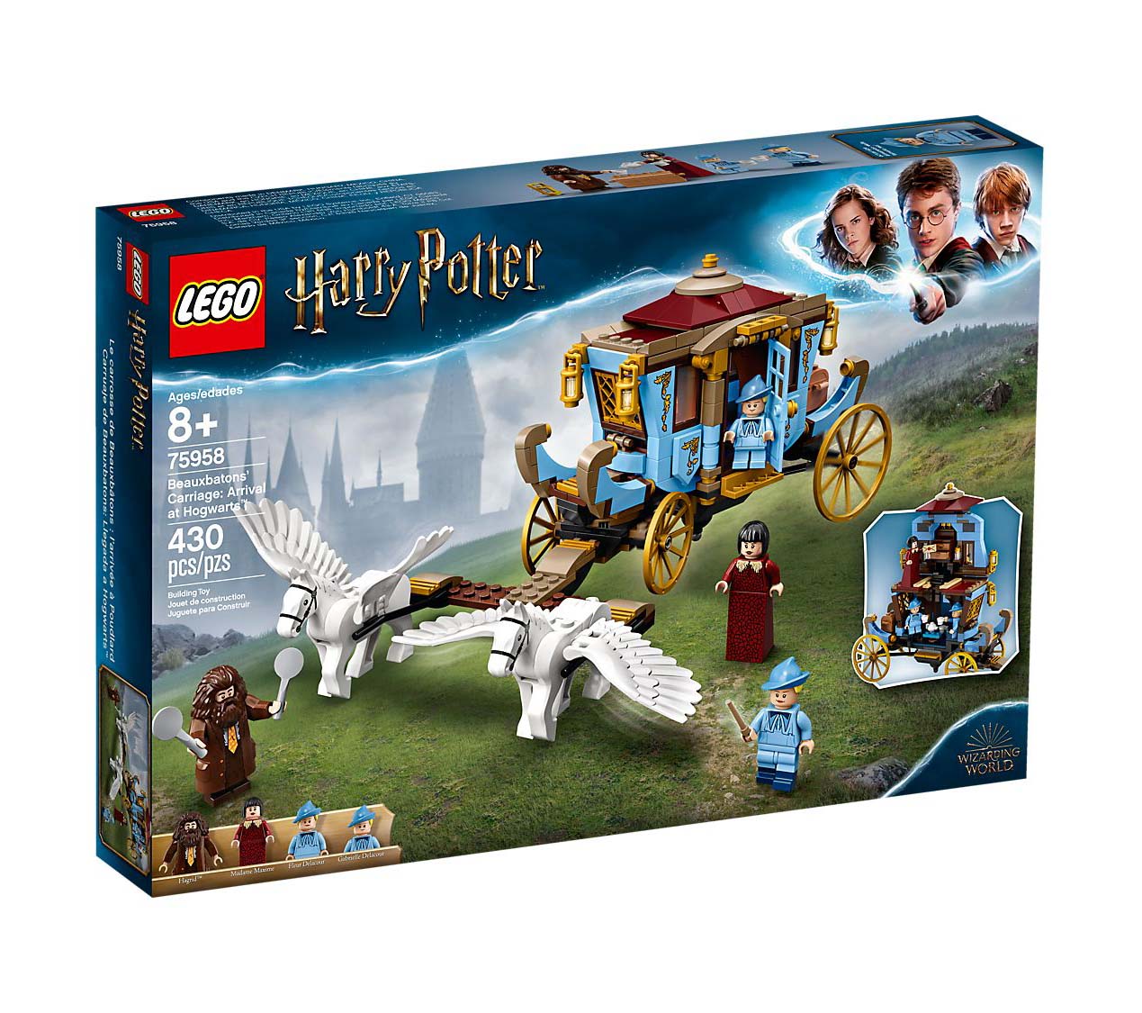 LEGO Harry Potter Beauxbatons Carriage Arrival at Hogwarts 75958