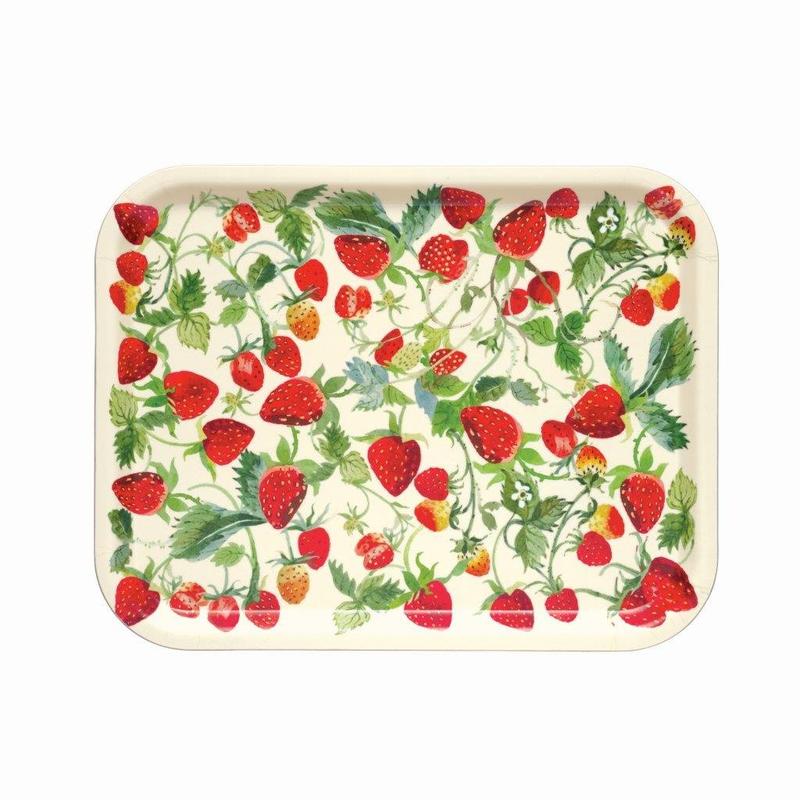 Emma Bridgewater Strawberries Rectangular Birch Tray