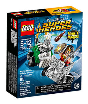 Lego DC Comics Super Heroes Mighty Micros Wonder Woman vs Doomsday 76070