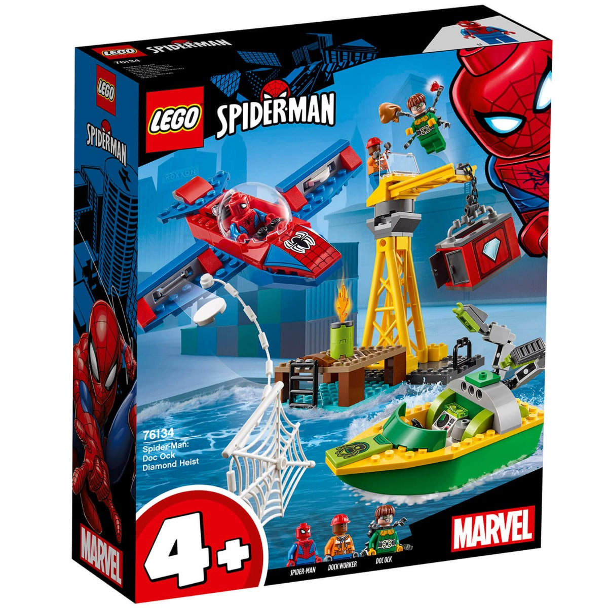 Lego Marvel Super Heroes Spider-Man Doc Ock Diamond Heist 76134