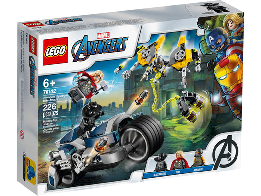 Lego Marvel Avengers Speeder Bike Attack 76142