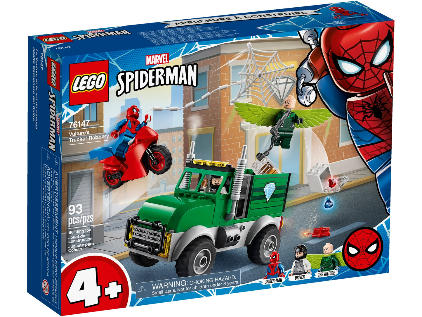Lego Marvel Spiderman Vulture's Trucker Robbery 76147