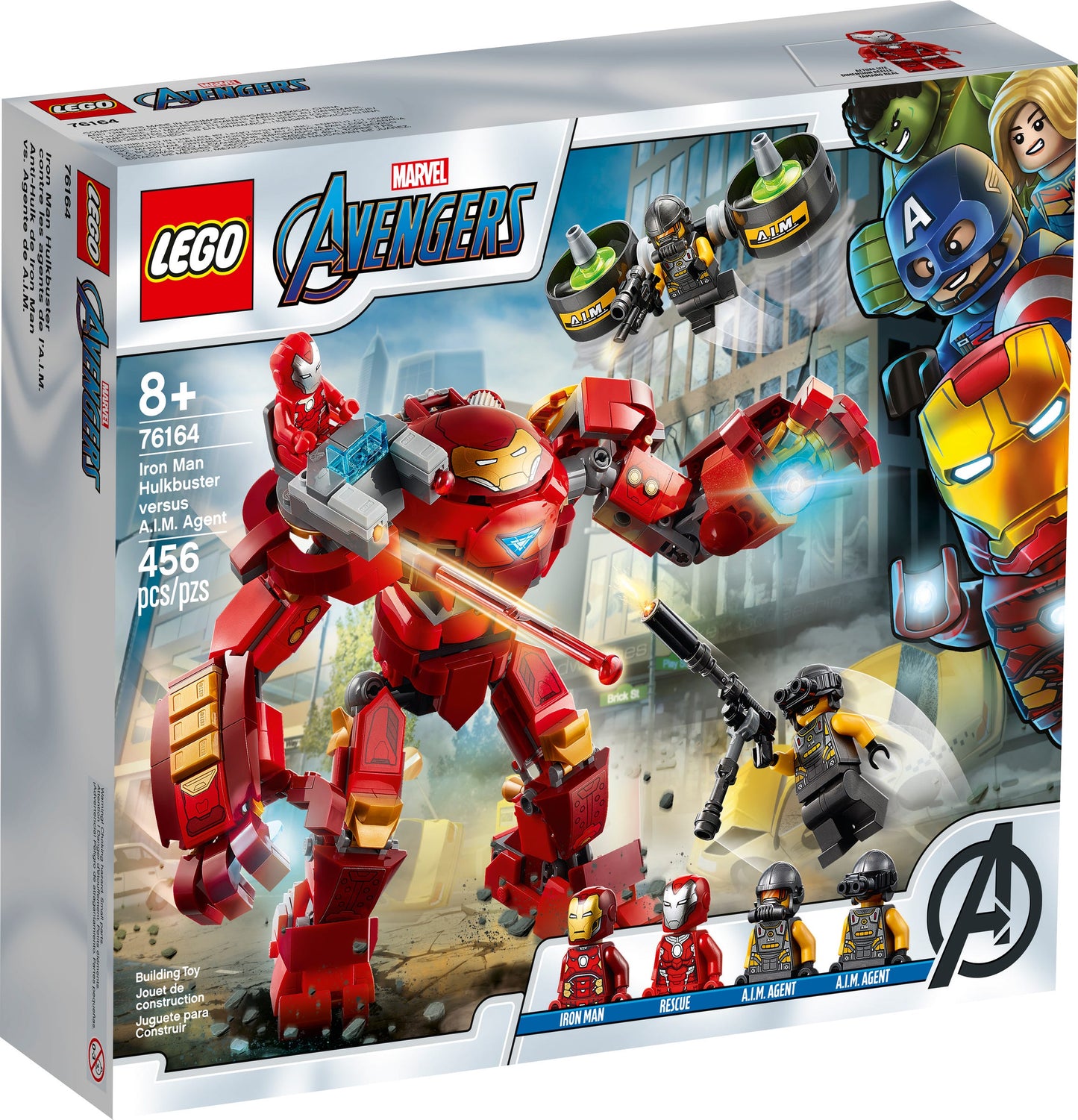 Lego Marvel Avengers Iron Man Hulkbuster vs A.I.M Agent 76164