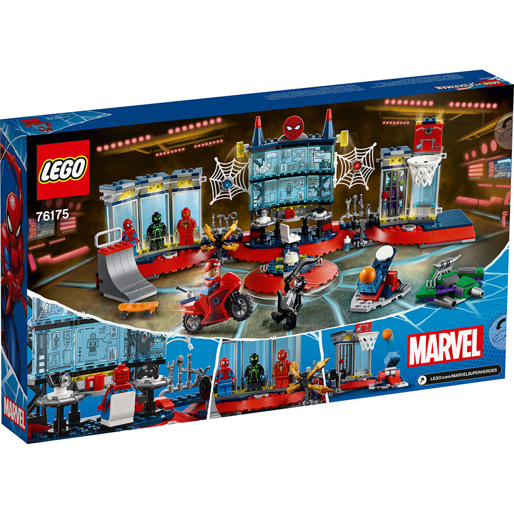 LEGO Marvel Spiderman Attack on the Spider Lair 76175