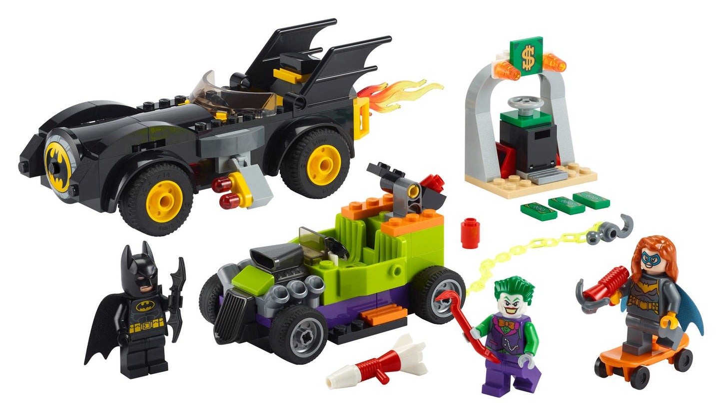 Lego Batman vs The Joker: Batmobile Chase 76180