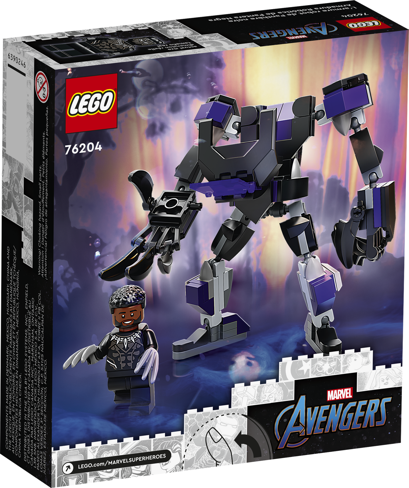 LEGO Marvel Black Panther Mech Armour 76204
